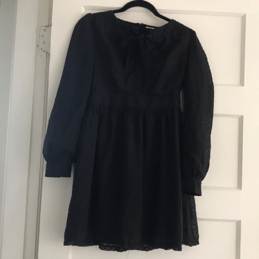 Tulle pussy bow dress.